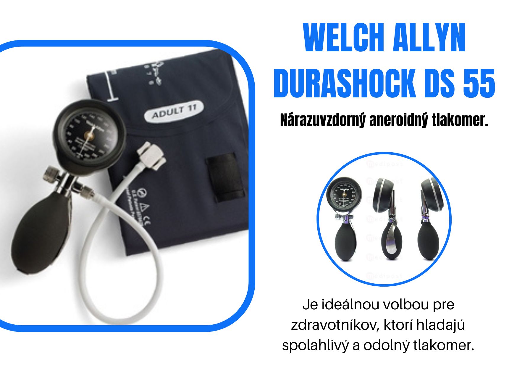 tlakomer WELCH ALLYN  Dura Shock DS55